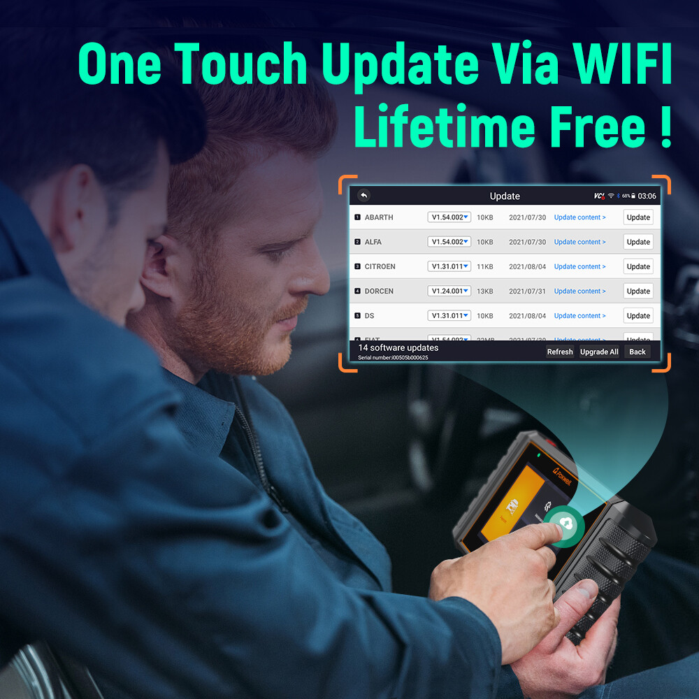 Android Tablet OBD2 Scanner All System Automotive Code Reader Diagnostic Tool