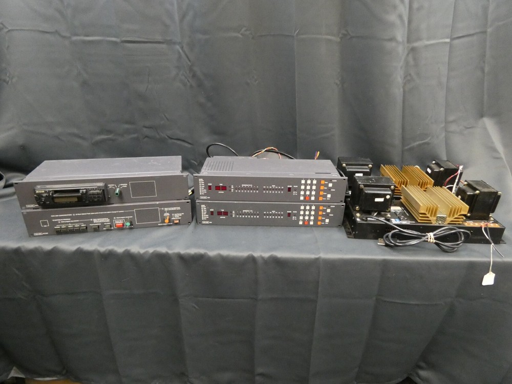RAULAND MCZ300 Intercom/PA System - Control Unit, Casette Deck, Clock, 2 Amps