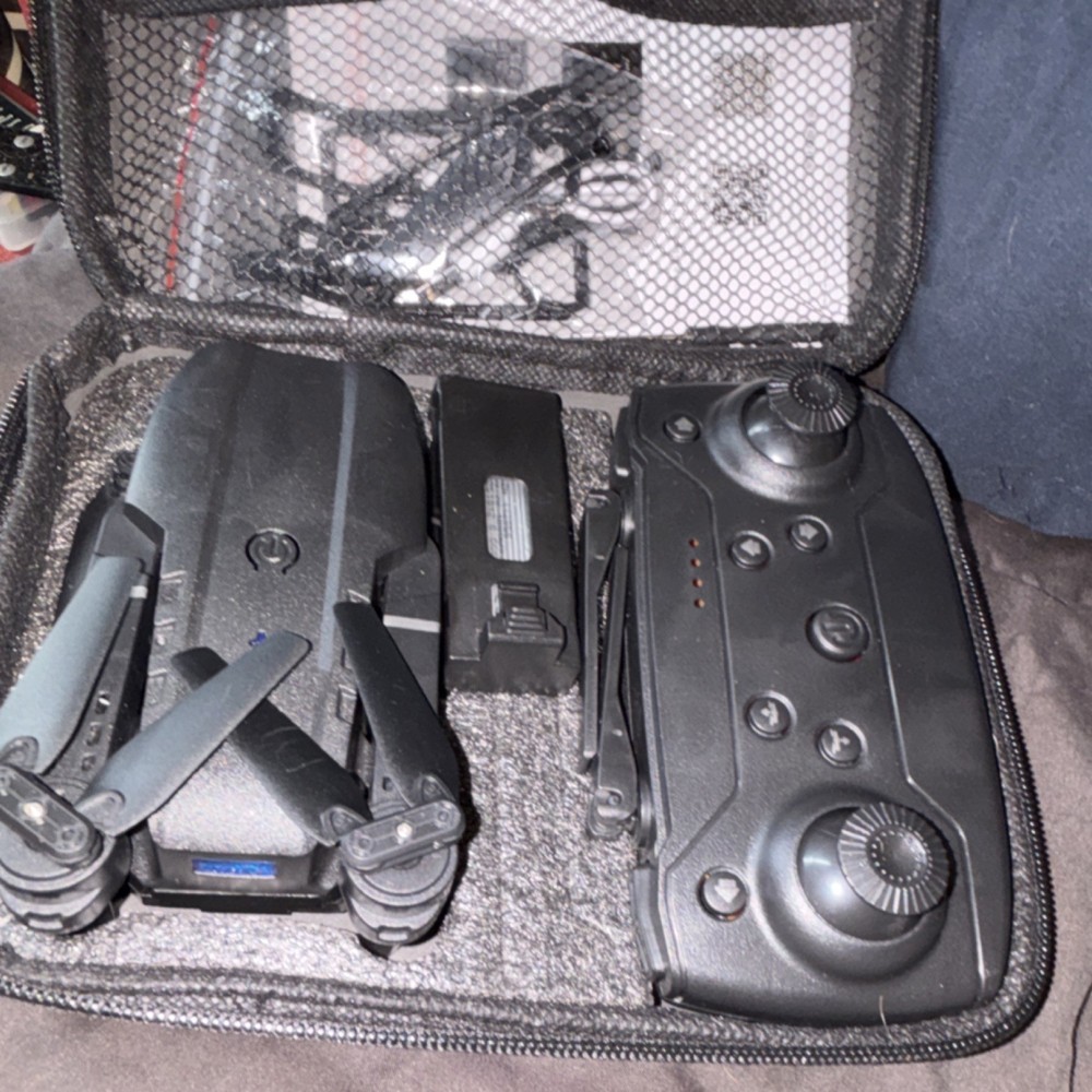 Eachine E58 Foldable RC Quadcopter Drone with Controller & Carrying Case