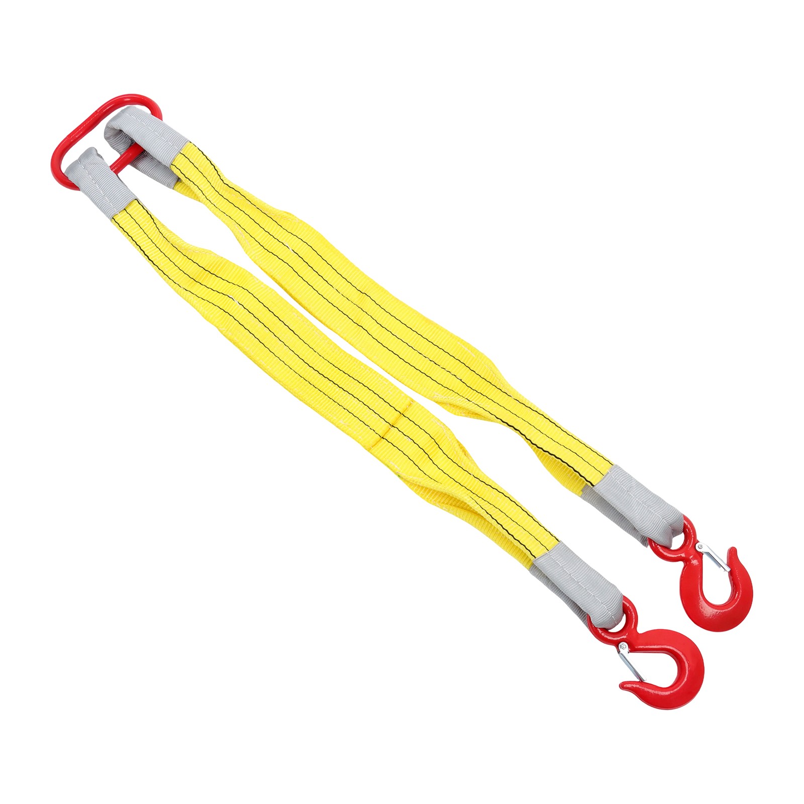 Lifting Slings Straps With Hooks 3.3Feet Two Leg Bridle Web Sling 4409 lbs