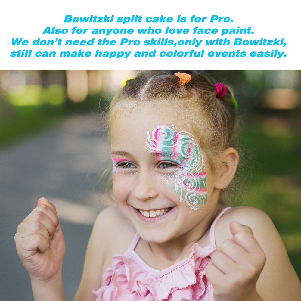 Bowitzki Professional One Stroke Face Paint Palette Many Design Easy Creation