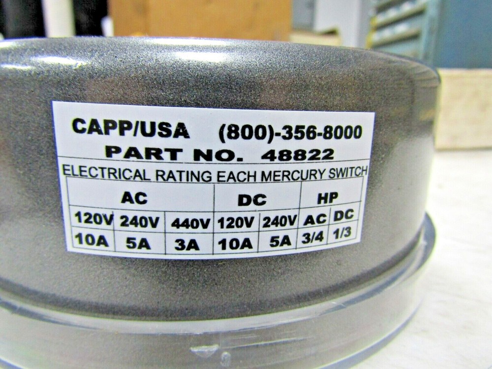 💥CAPP/USA 48822 PRESSURE CONTROL SWITCH
