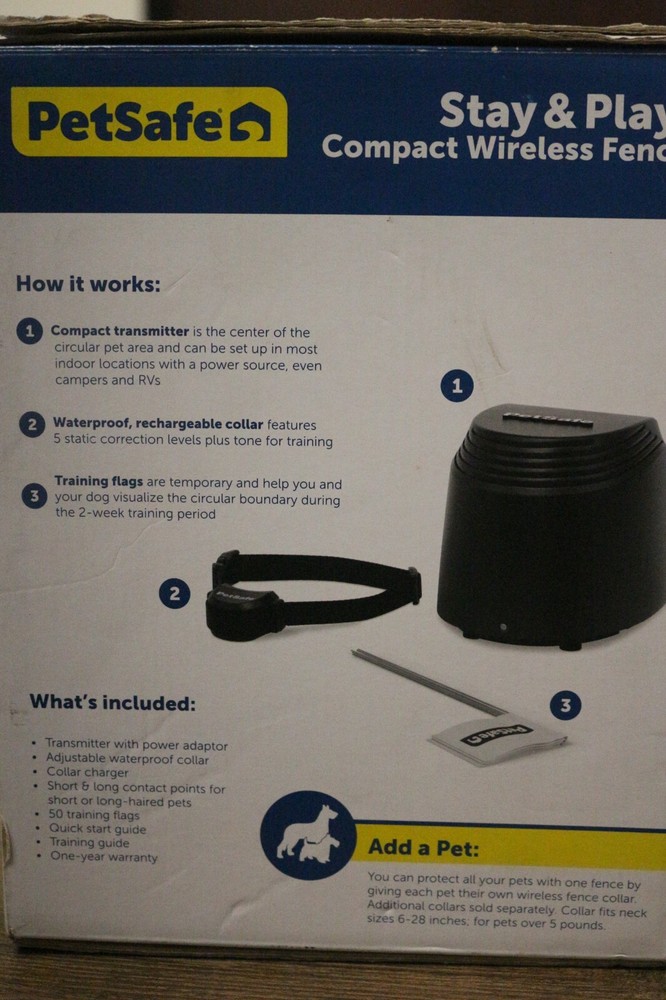 Pet Safe Stay & Play Compact Wireless Fence