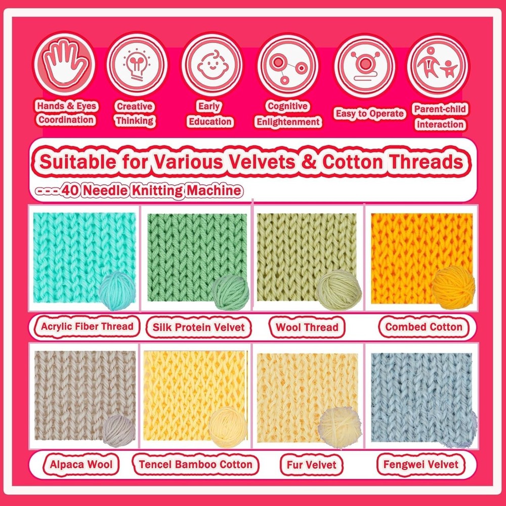 Sentro Knitting Machine, Sentro 40 Needles Knitting Machine Automatic Circular W