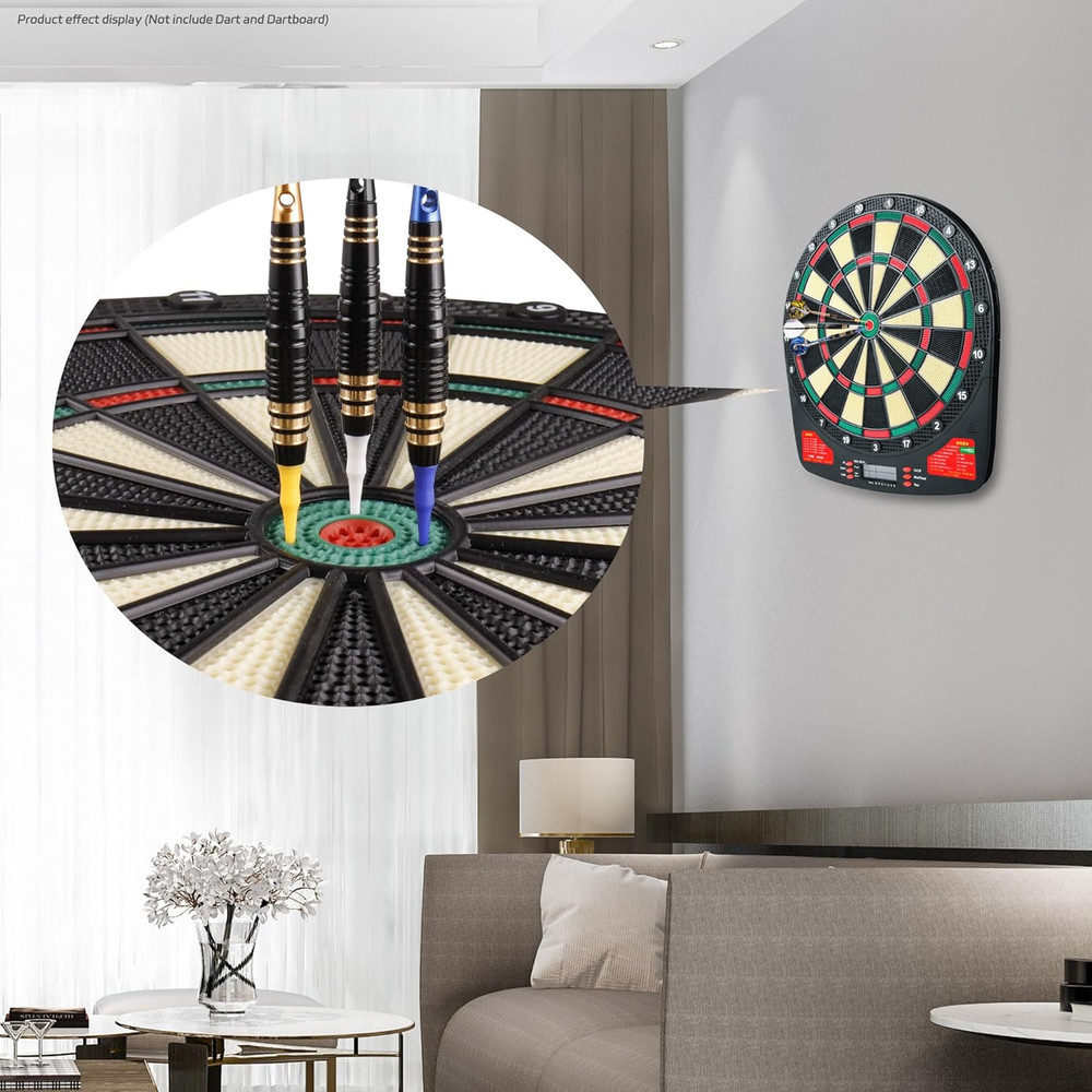 2BA Thread Soft Tip Dart Points 500 Pack, 10 Colors, Plastic Dart Tips Replaceme