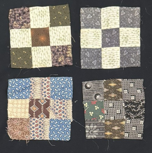 Antique 1870 Miscellaneous Quilt Blocks #2