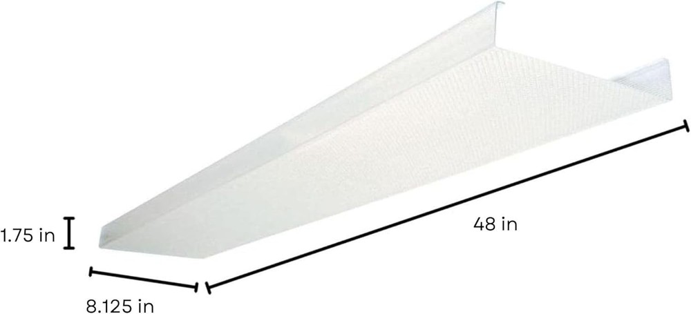 Lithonia Lighting 4 ft. Replacement Wrap Around Lens DSB48