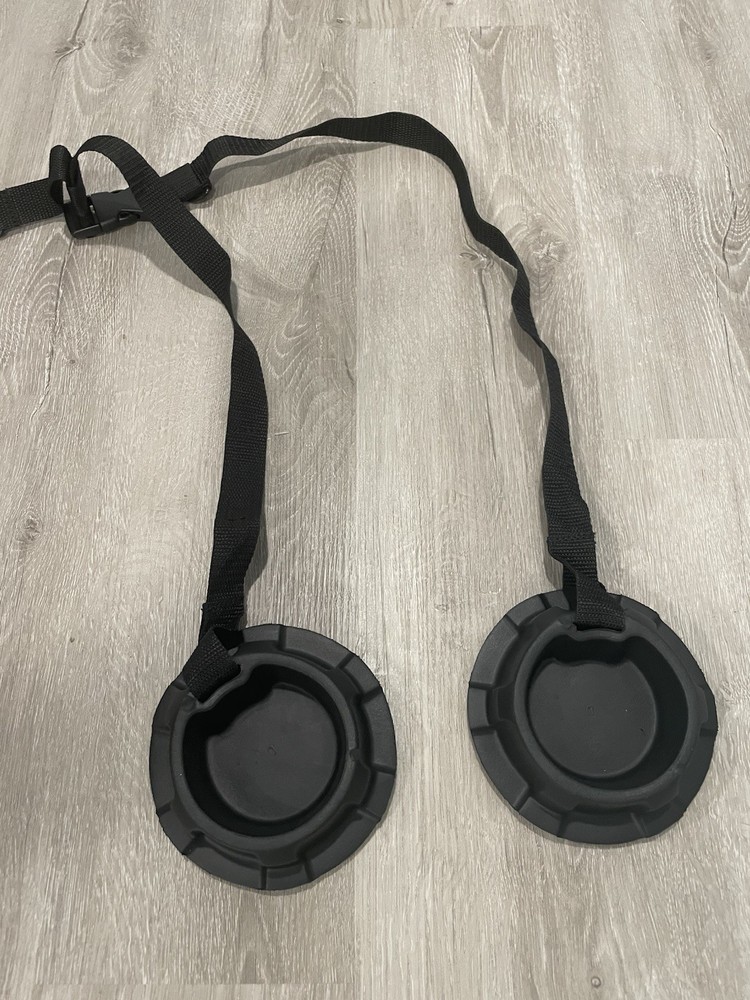 Trigger Point Grid Foam Roller GRID Caps and Strap - Black TriggerPoint