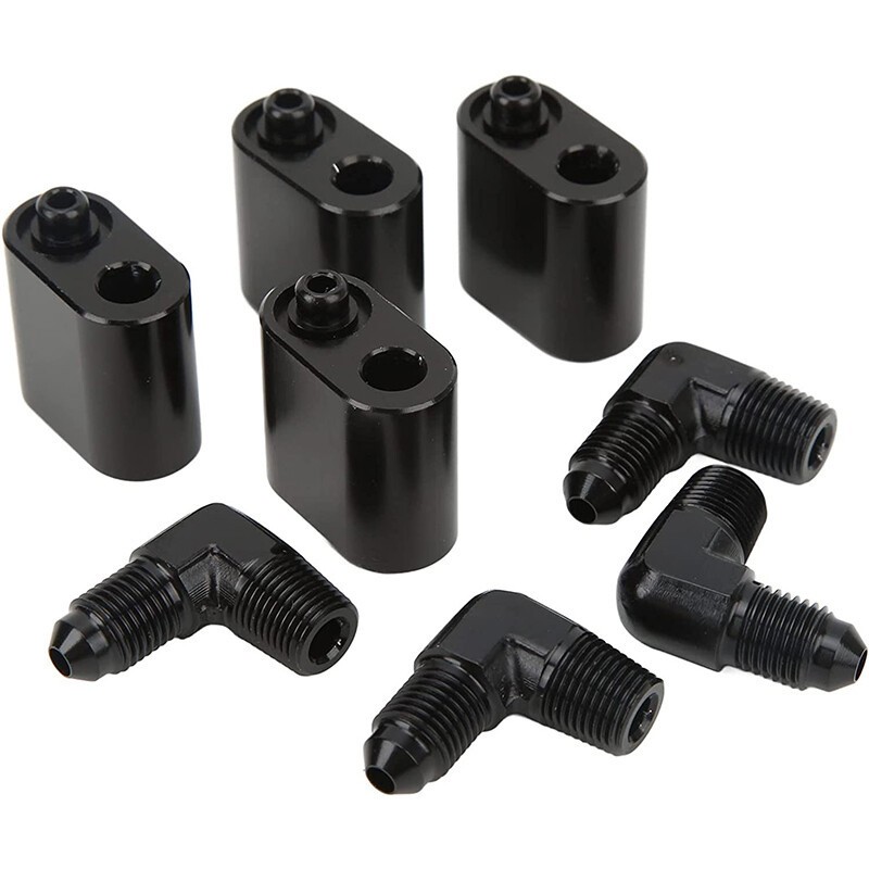 Stainless Steel Complete Coolant Crossover Steam Vent Kit Parts For LS1 LS2 LS3