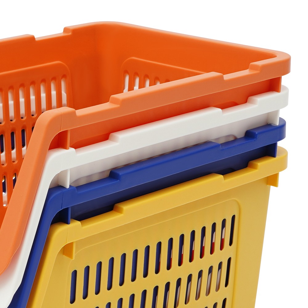 Set of 4 Stackable Storage Baskets | Organizing Bins