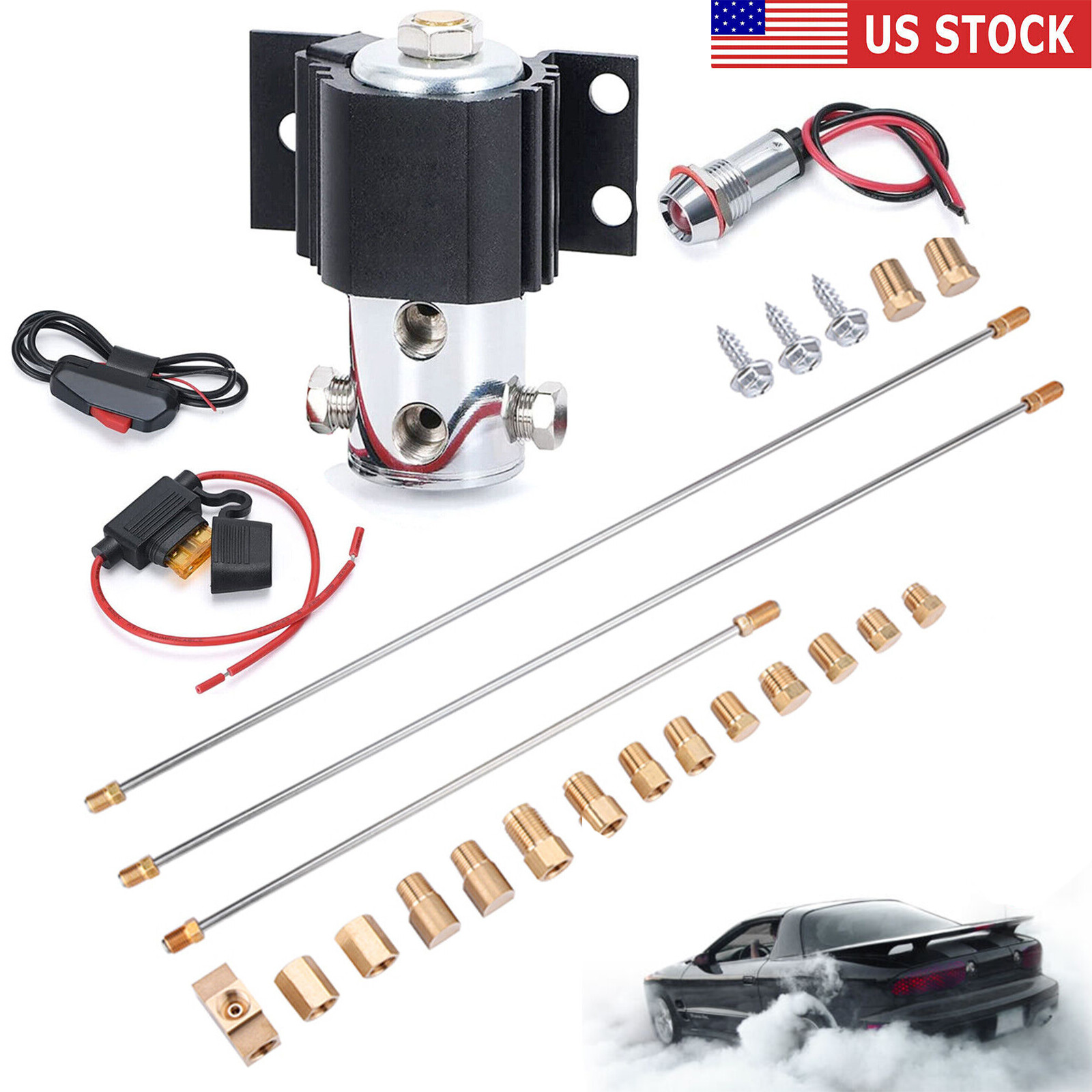 Universal Front Brake Line Lock Kit Heavy Duty Type Roll Control Hill Holder Kit