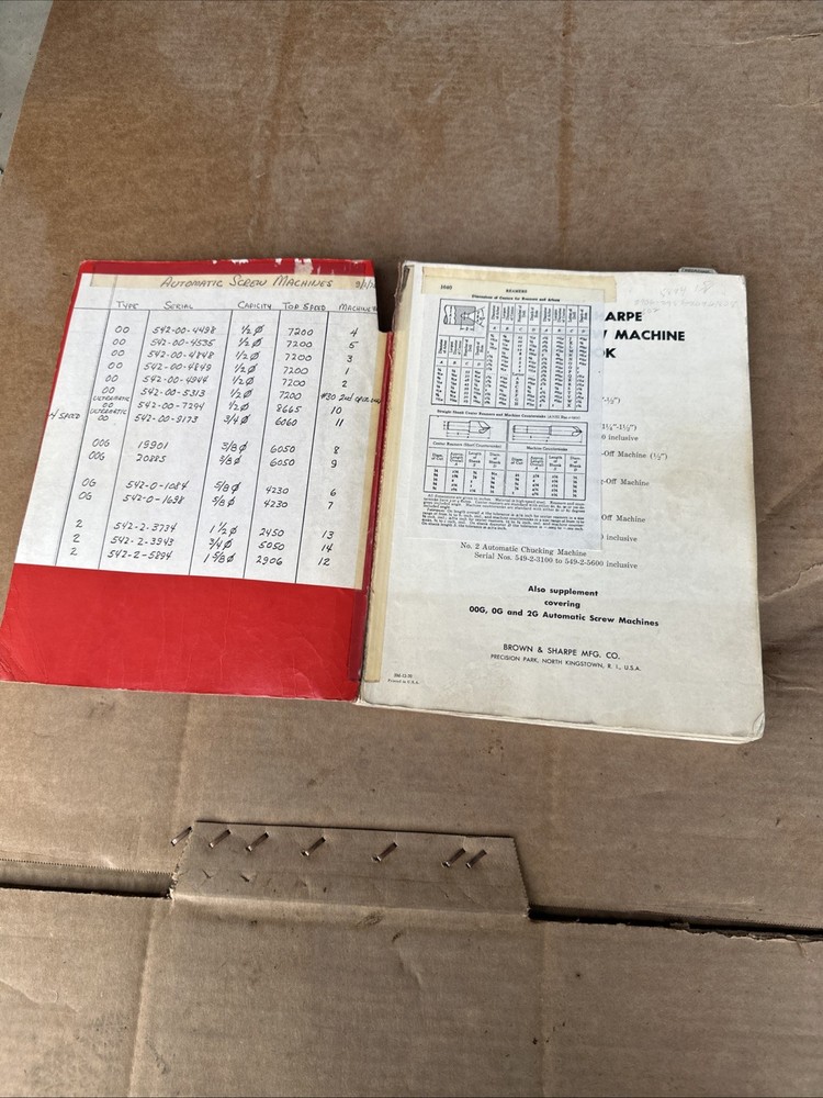 Brown & Sharpe - Automatic Screw Machine Handbook