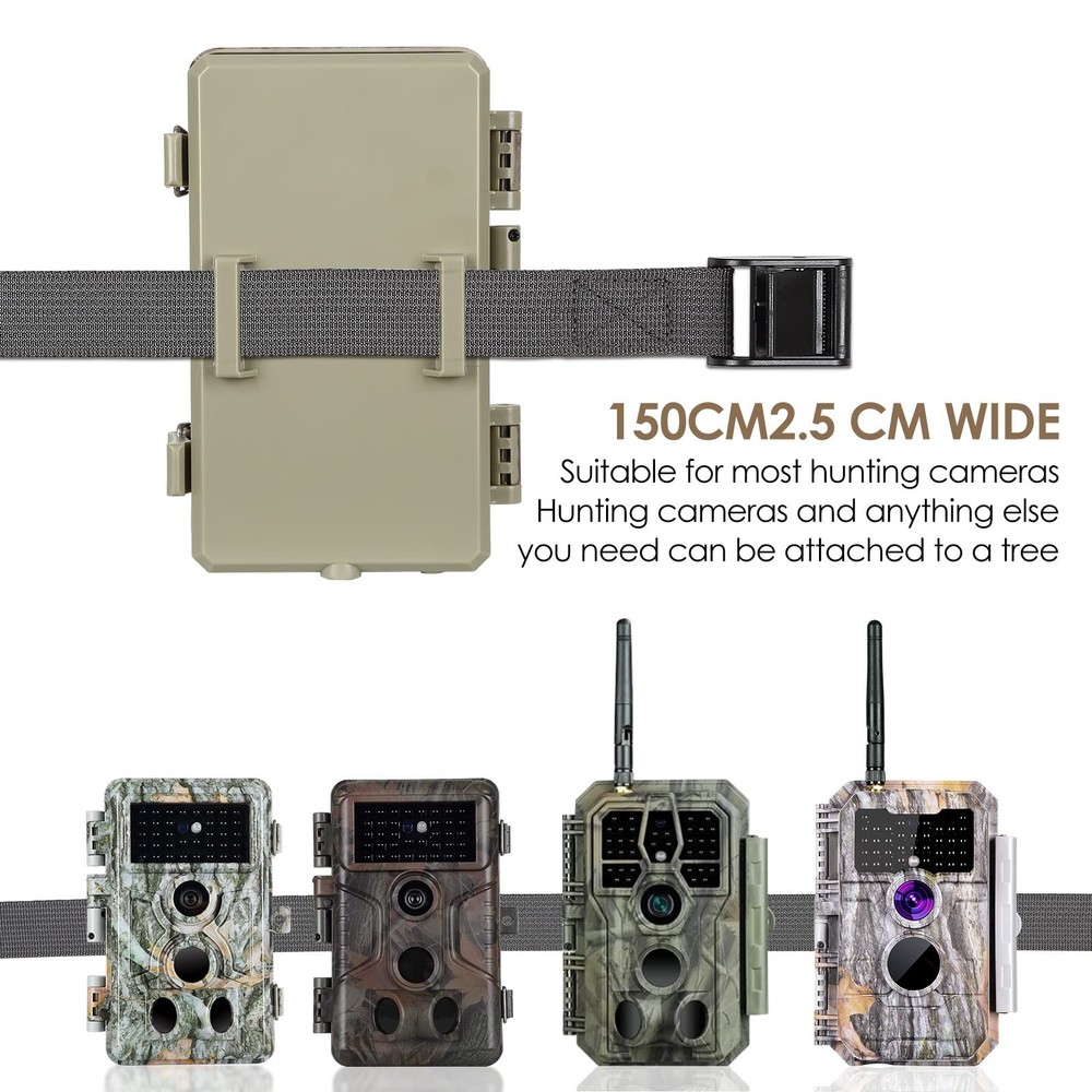 5pcs Trail Camera Straps Game Camera Tree Mounting Straps Portable UV Resistant