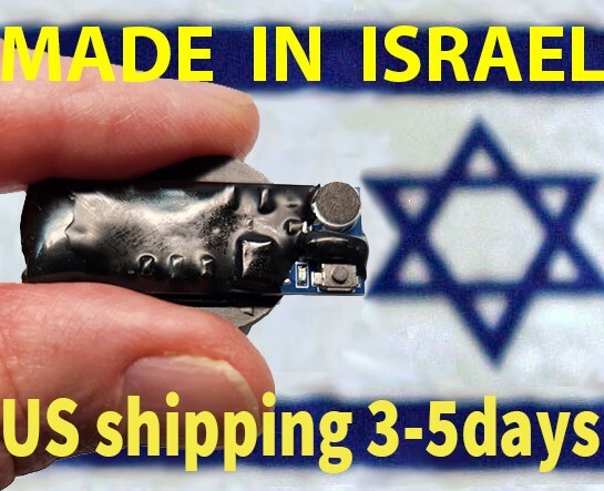 Crystal-Stabilized FM Spy Bug • Mini Audio Transmitter •700m Range • ISRAEL MADE