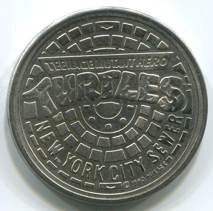 T832 Teenage Mutant Ninja Turtles Hero TMNT (Mirage) - Blimp Glider, token coin