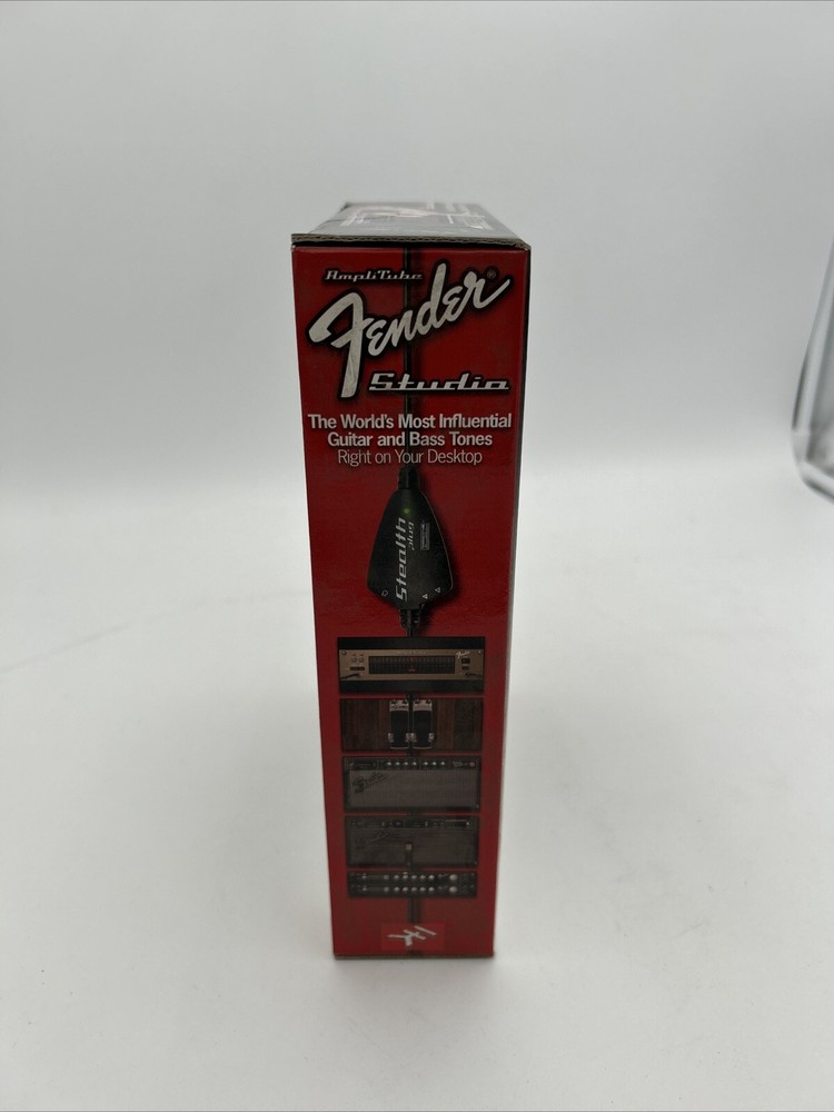 Fender Amplitude Studio IK Multimedia Stealth Plug Guitar Interface - New Sealed