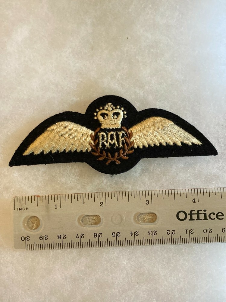 Authentic RAF Royal Air Force Pilot Wings Insignia Patch