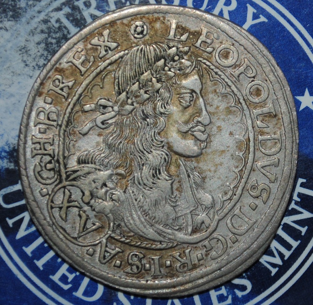 Austria 1664 CA SILVER 15 Kreuzer {{{4Q14