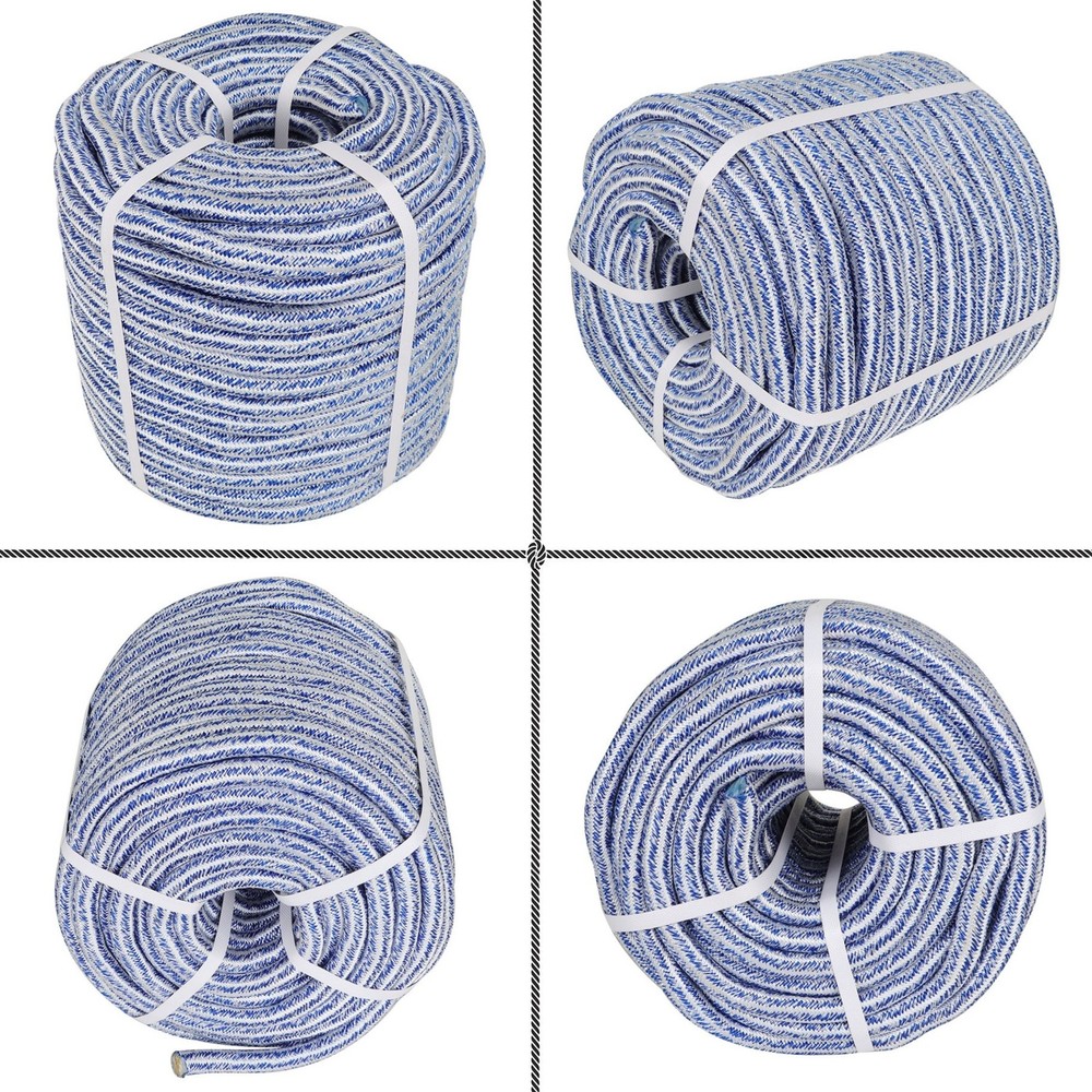 3/4" × 200' 24 Strand Braid Polyester Rope Arborist Tree Rope 20000Lbs