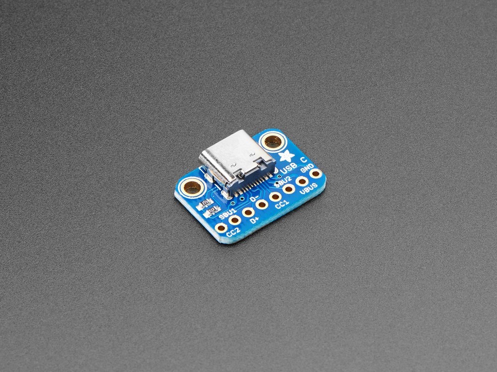 [ Adafruit ADA-4090 ] USB Type C Breakout Board - Downstream Connection