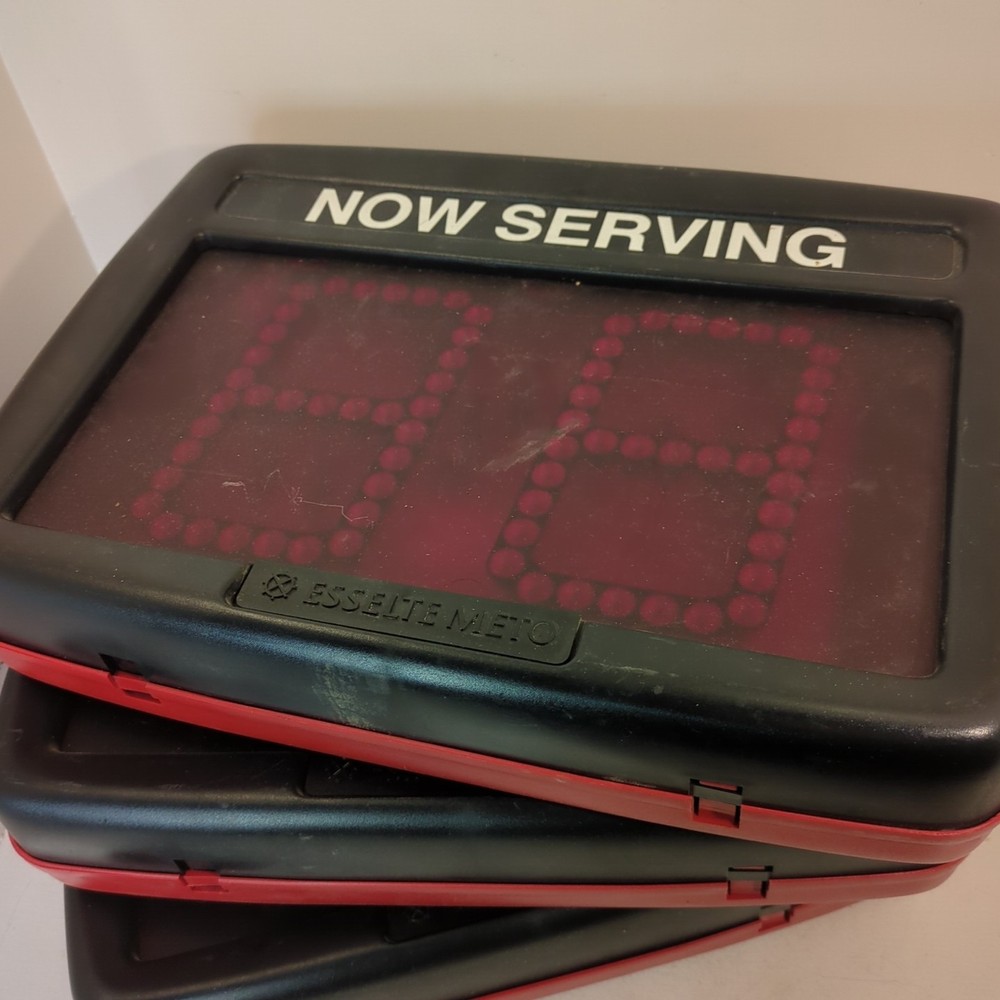 4 Esselte Mero Turn-o-matic 2 digit display Bundle Counters Untested