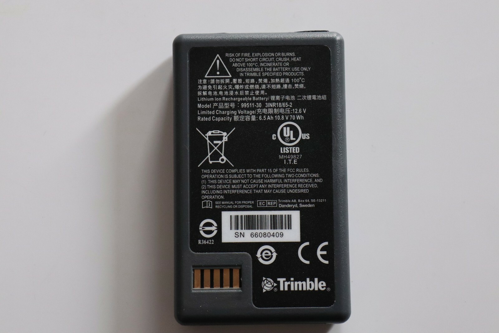 New replace battery for Trimble S3 S6 S8 total station