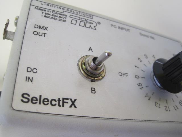 TIR LIGHTING SOLUTIONS SELECTFX SELECT FX 0-15 CONTROLLER USED 30 DAY GUARANTEE