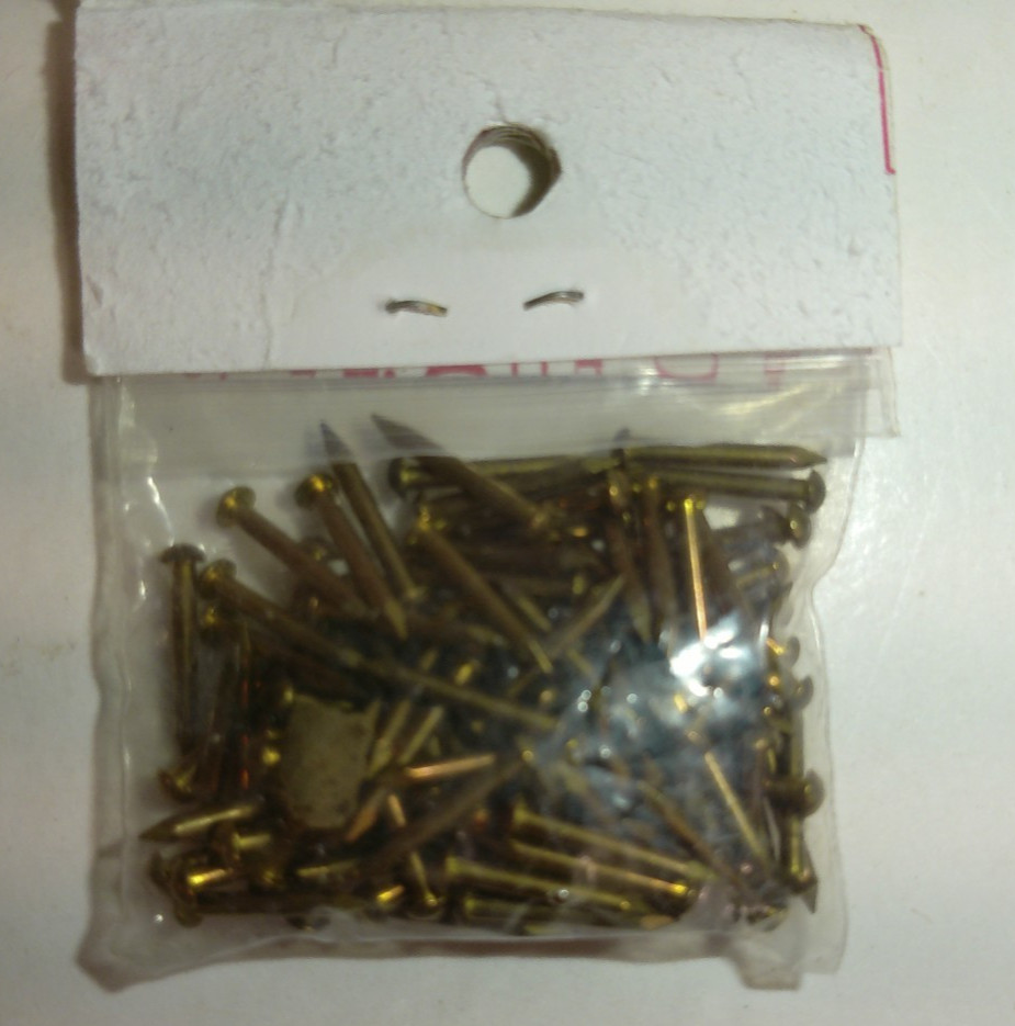 Vintage 1/2" Copper Nails - 1 oz Bag - Approx. 100 Per Bag