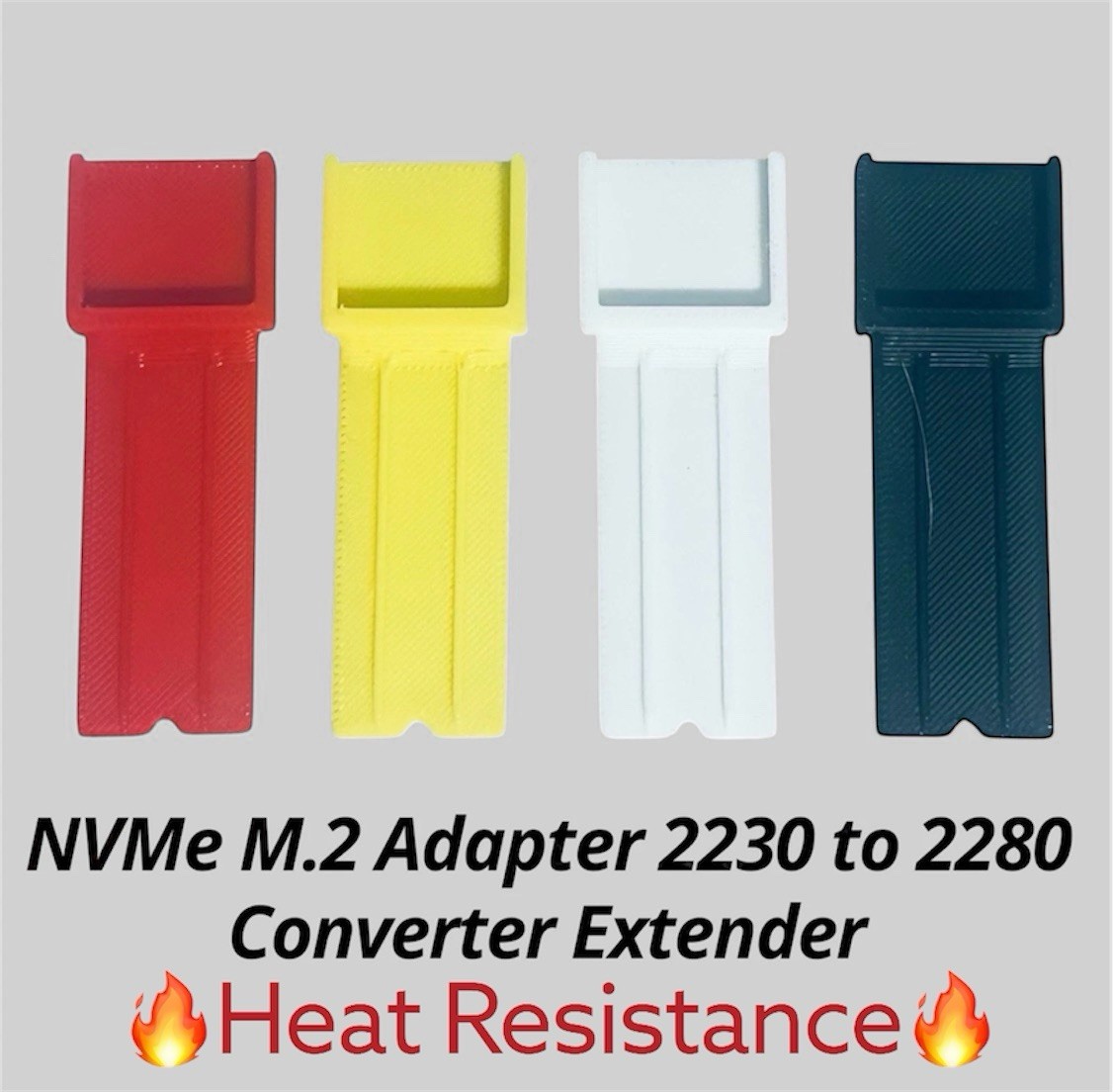 NVMe M.2 Adapter SSD 2230 to 2280 Hard Drive  Bracket Converter Extender LOT