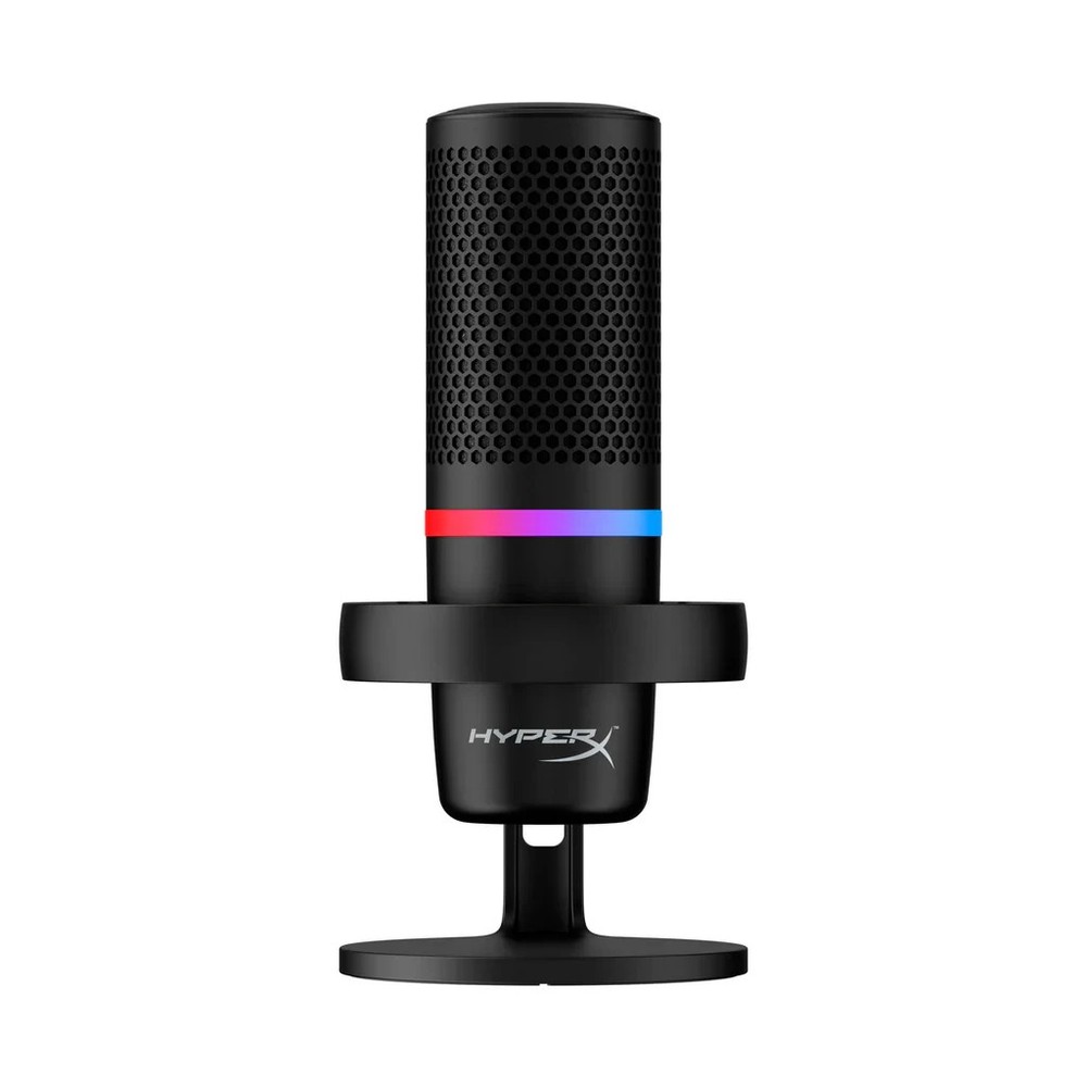 HyperX DuoCast USB Condenser Microphone RGB Lighting for PC, PS4, PS5 (Black)