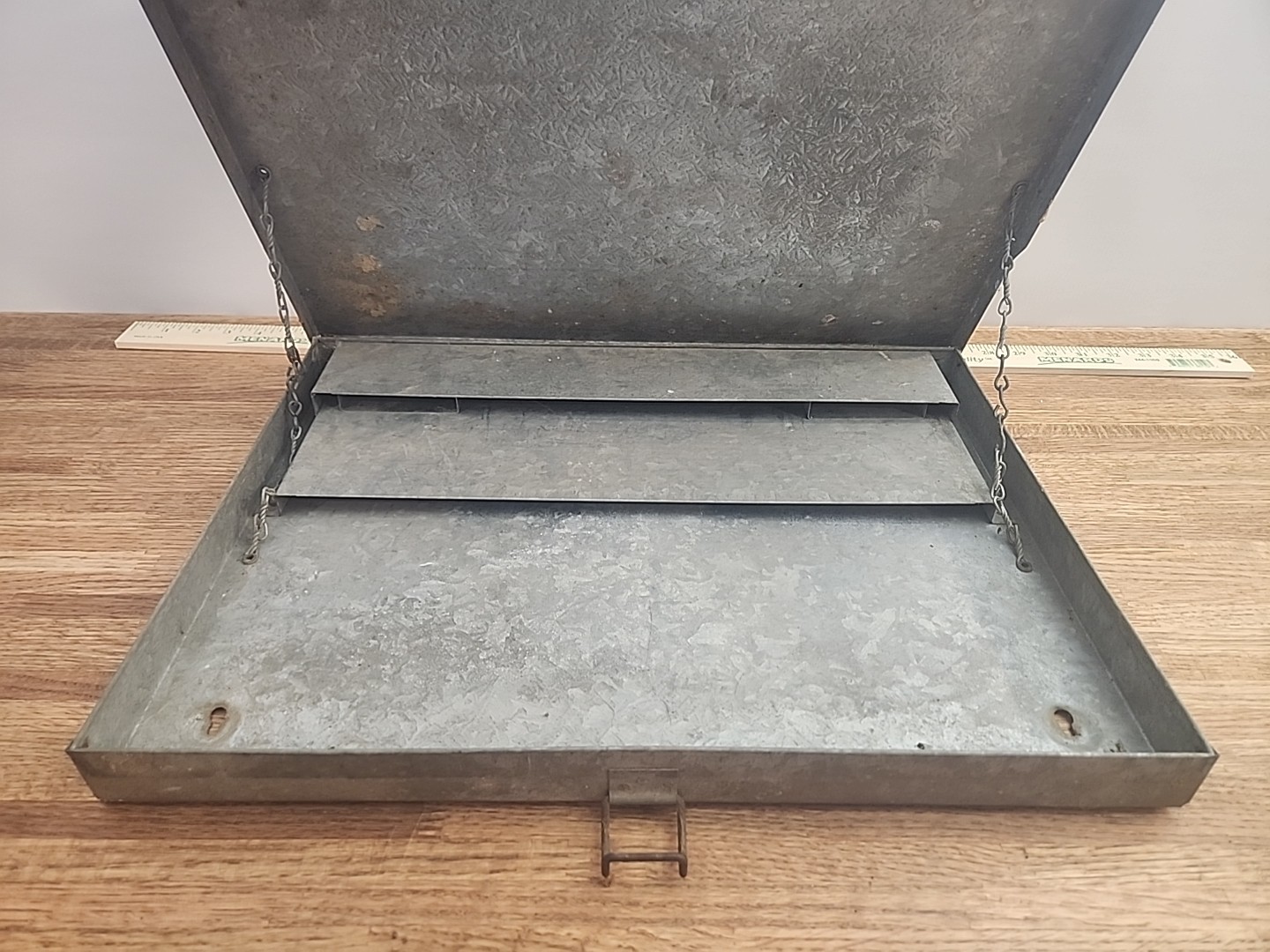 Vintage Associated Breeding Service Metal Box, Lena, WI Horse Insemination