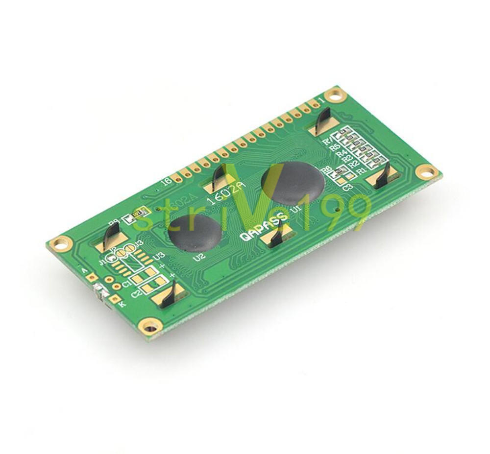 1602 162 16x2 5V Character LCD Screen Module HD44780 Controller Yellow Backlight
