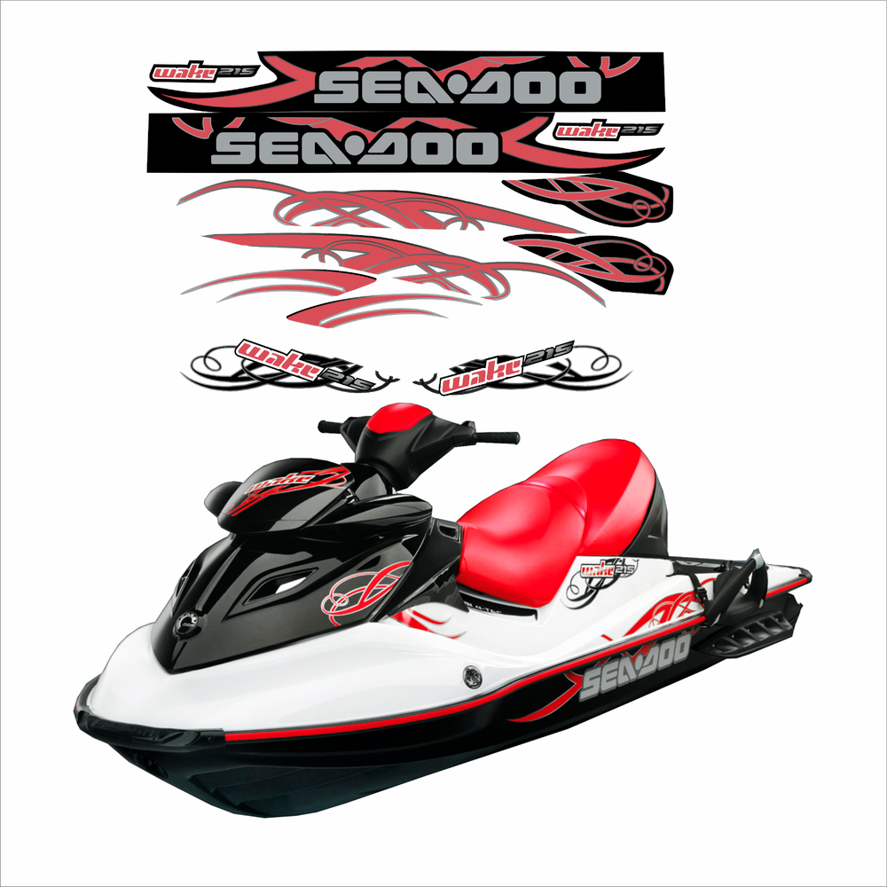 SEADOO WAKE 215 2008-2009 Graphics / Decal / Sticker Kit