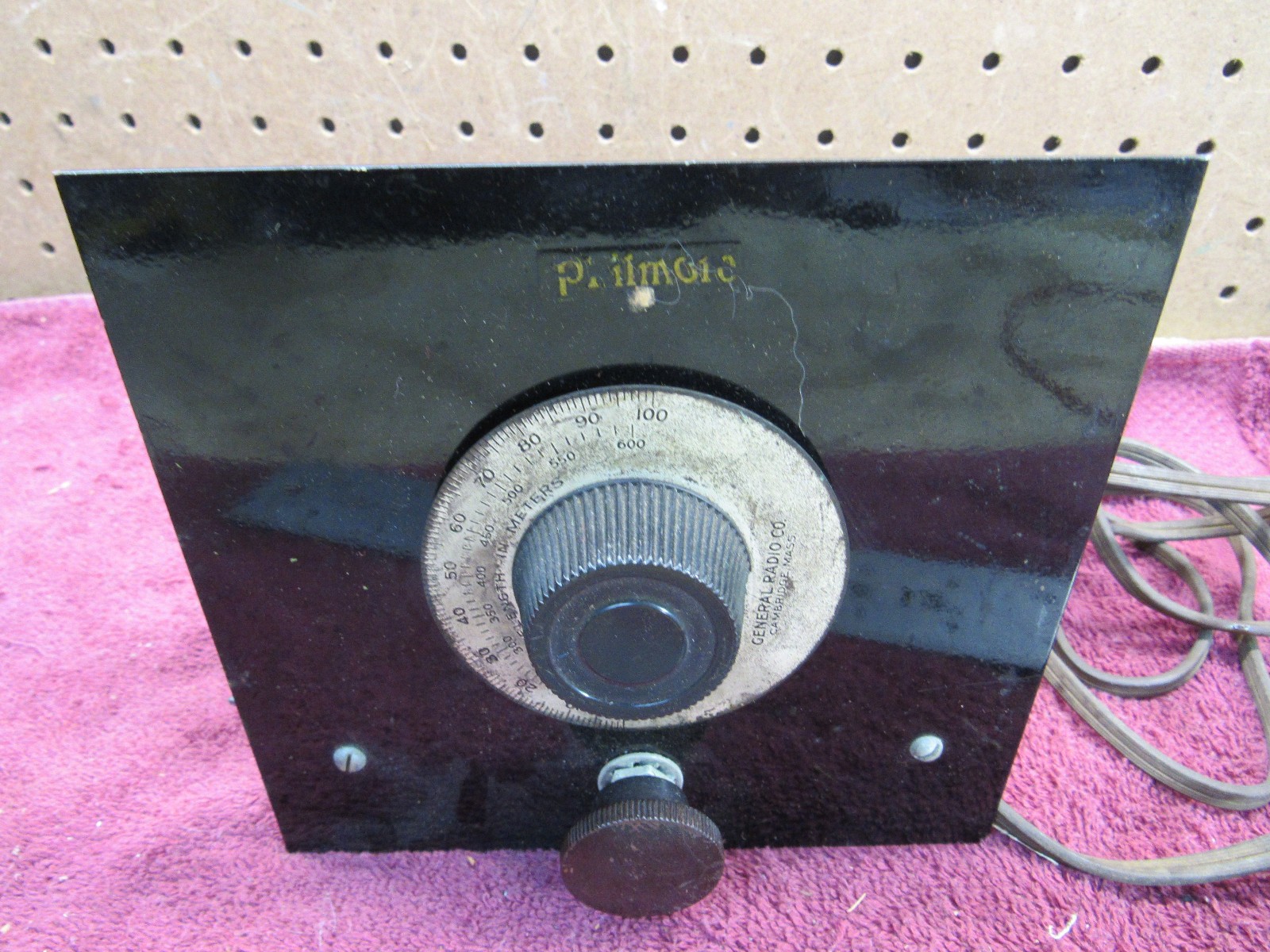 VINTAGE PHILMORE Kit Radio Tuner 530-1050 kc Coil General Radio Dial