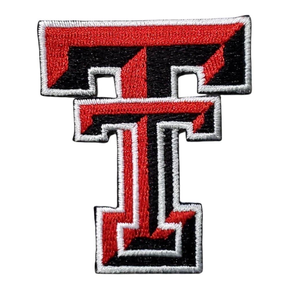 Vintage Texas Tech Patch. Embroidered. Iron On Backing. 2.5"x 2"