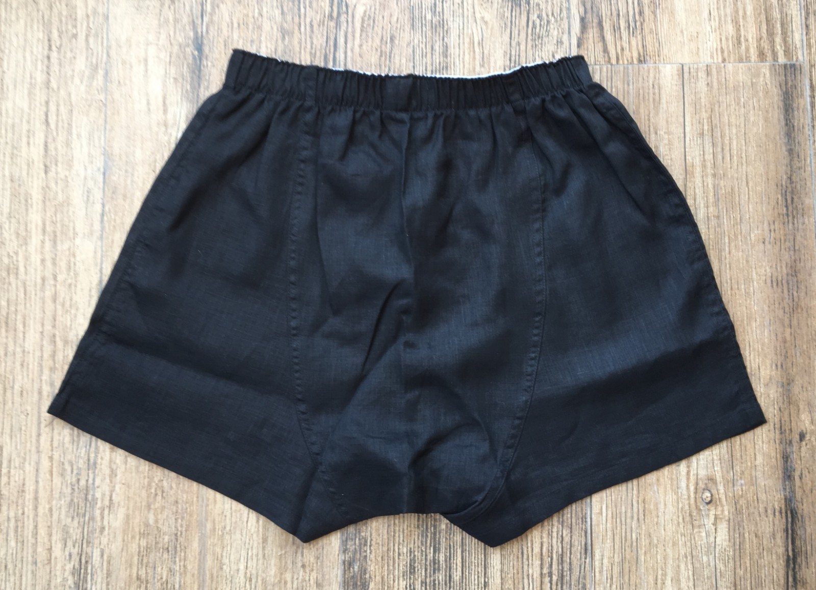 Pack of 5Pcs Men's Boxer Shorts 100% Linen Organic Eco Friendly Underwear Trunks