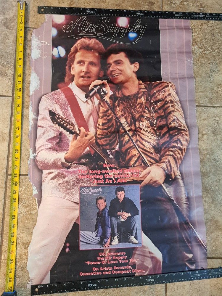 Air Supply Promo Poster 23×36 Rough Shape
