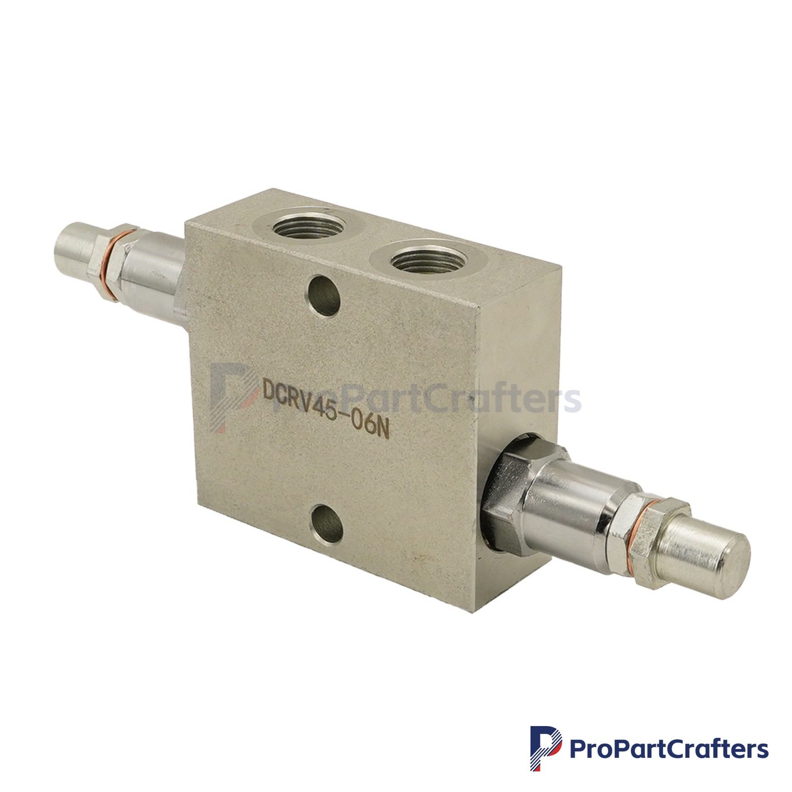 NEW Dual Crossover Hydraulic Relief Cushion Valve 12 GPM Max Flow 3/8” NPT Ports