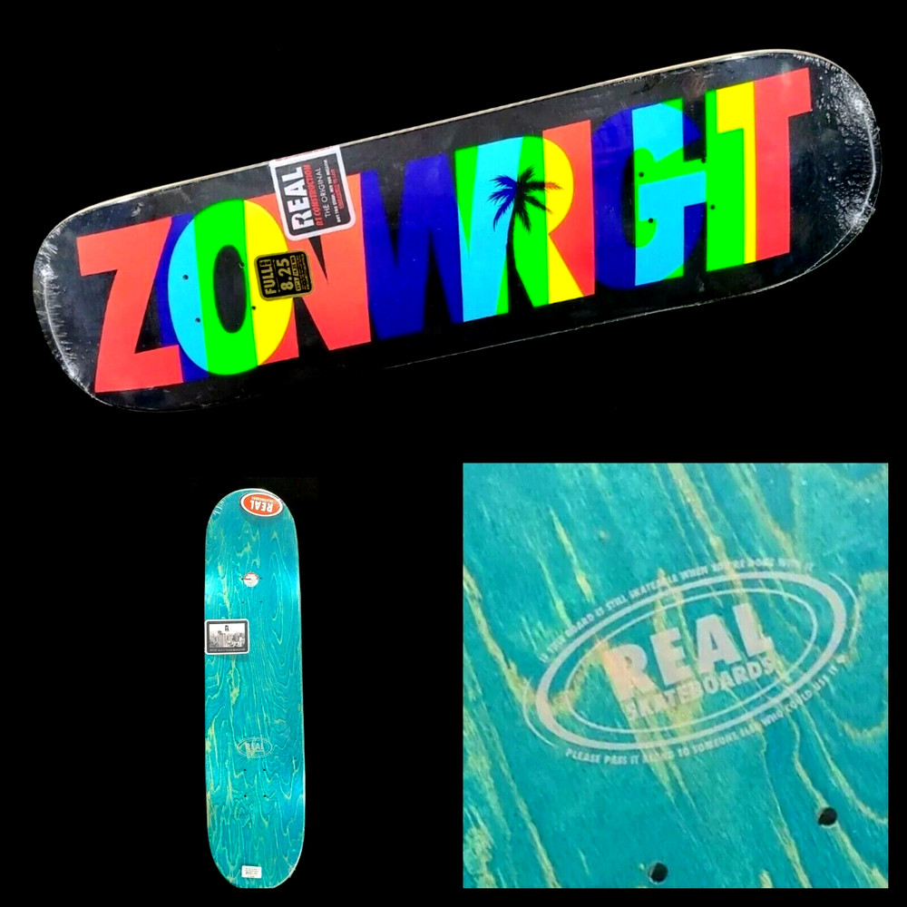 Zion Wright Real Eclipse Skateboard Pro Model 8.25" Deck *New in Shrink*