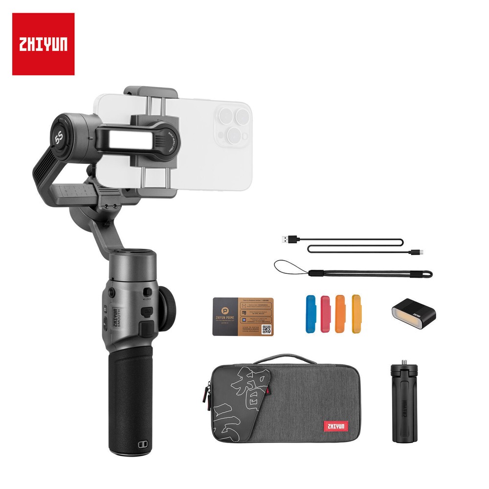 ZHIYUN Smooth 5S Combo 3-Axis Smartphone Gimbal Stabilizer for iPhone Android