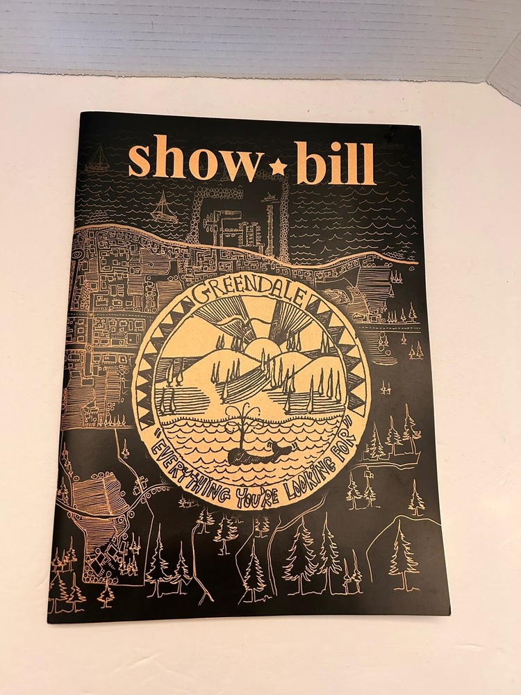 Show bill Greendale Everything You’re Looking For ￼Neil Young Concert Booklet ￼