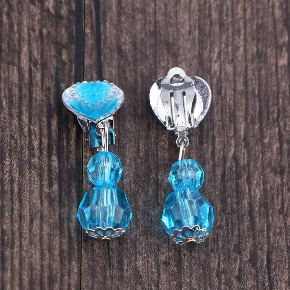 8 Pairs toddler christmas earrings Girls Dress Up Earring Girls Pretend Play