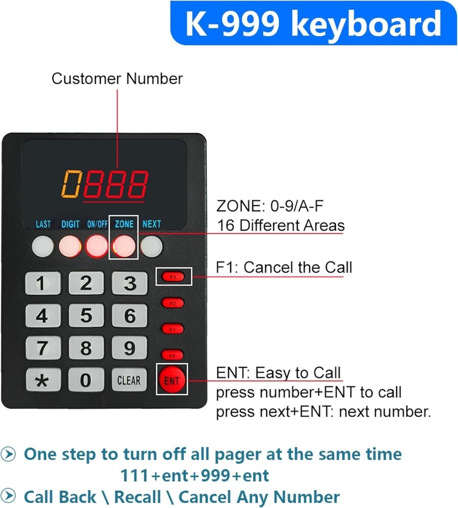 Restaurant Pager System Restaurant Call Coaster Pagers Wireless Calling System
