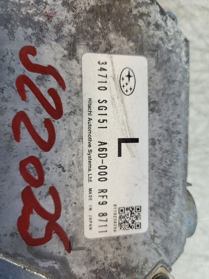 2018 SUBARU FORESTER POWER STEERING CONTROL MODULE OEM 34710SG151
