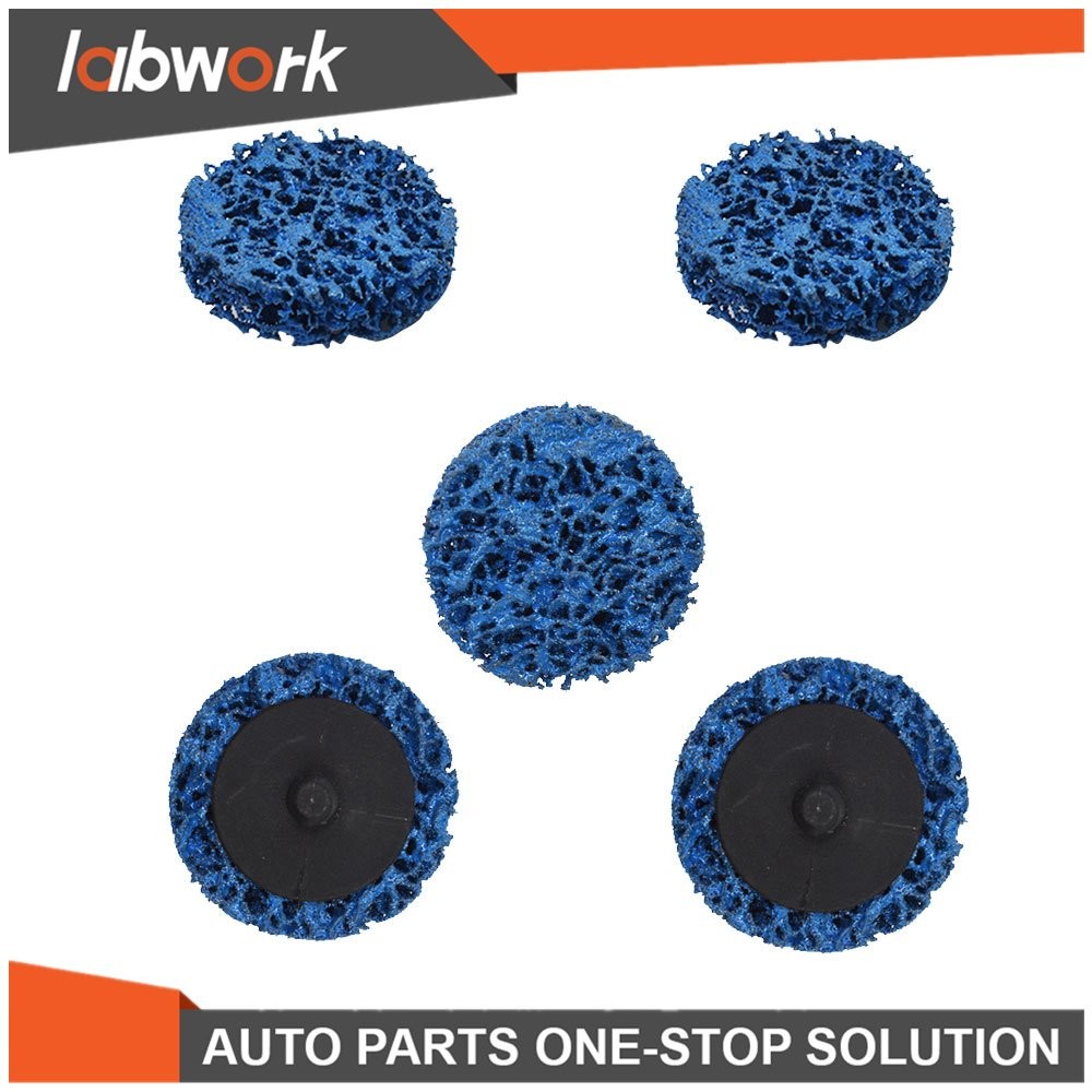 Labwork Quick Change Easy Strip & Clean Discs For Paint Rust Blue 5 Pack 2Inch