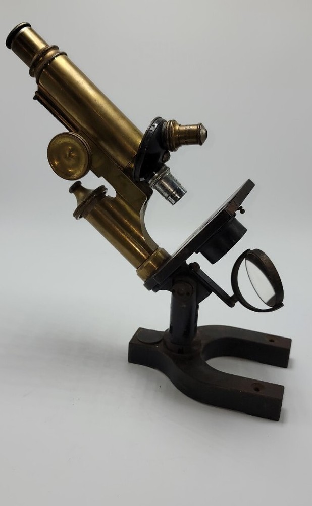 Antique Bausch & Lomb Early Pre 1930 Microscope Brass