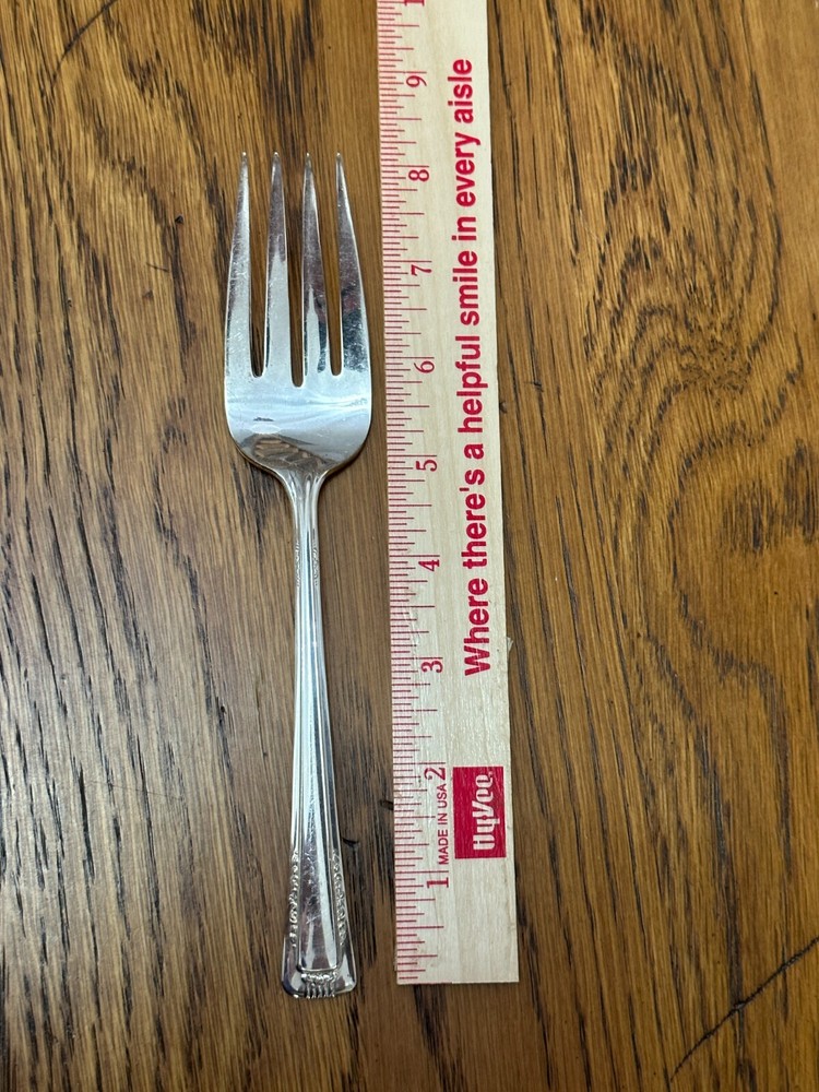 Baroness Silverplate Meat Fork Serving Fork