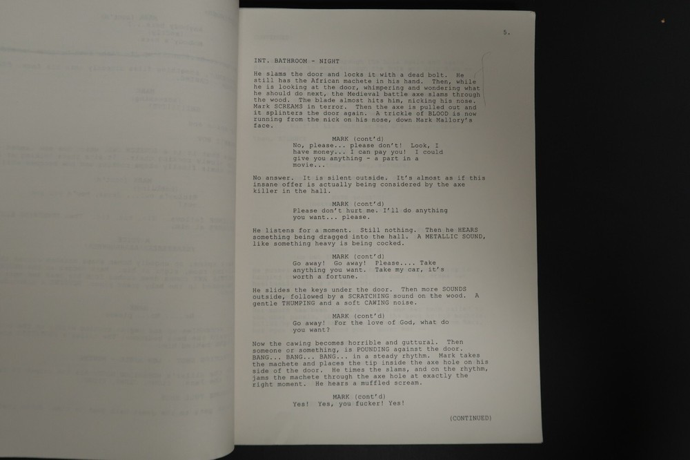 Dead Above Ground Screenplay Original TV Script Stephen J. Cannell Studios 2000