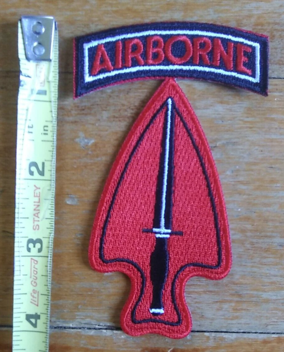 US ARMY ~ Special Operations Command SSI ~ AIRBORNE ~ Military PATCH