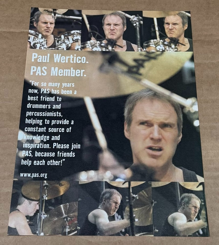 PAS - Paul Wertico - 2003 Print Advertisement